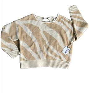 Jessica Simpson knit open back sweater womens medium